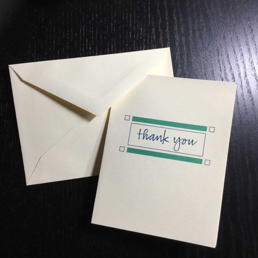 20 BUSINESS THANK YOU CARDS send out when job is done